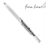 Marcador tinta comest Negro Pta fina