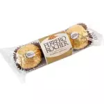Bombom Ferrero Rocher 3un. 37,5g