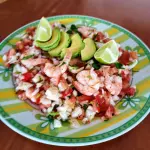 Dúo ceviche Med + 4 pescadillas