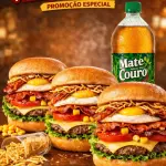 3 Cheese Egg Bacon + 1 Mate Couro