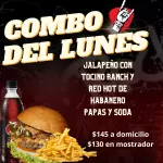 hamburguesa del dia a domicilio