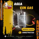 AGUA CON GAS