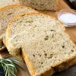 Pan de ajo romero masa madre