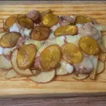 Choripapa con maduro