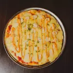 Pizza Palmito y Salsa Golf