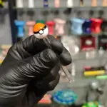 Piteira de Vidro Pokebola 5mm