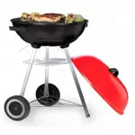 ASADOR PORTATIL CON RUEDAS REDONDO