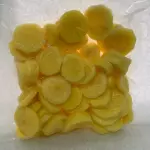Mandioquinha em rodelas