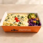 15) Lasanha 3 queijos com brócolis