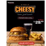 COMBO JACK DANIEL'S CHEESY SINGLE