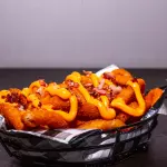 Cebola onion com cheddar e bacon
