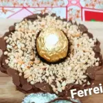 Cestinha recheada Ferrero Rocher