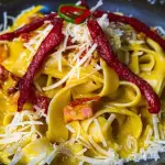 Fetuccini en Salsa de Cocona