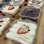 Ninho com geléia de Morango