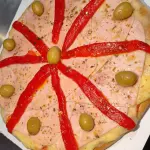 Jamón y morron