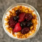 Iogurte Natural com Frutas Vermelhas