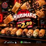 Promoção de harumaki tempo limitado.
