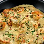 Camarão - ao Molho Gorgonzola