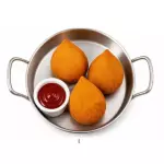 Coxinha de frango sem massa