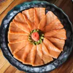 Sashimi de salmón