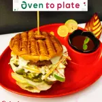 Coleslaw Veg Patty Grilled Burger