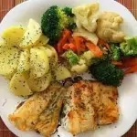 Almuerzo saludable y casero