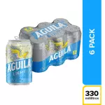 Aguila light x6 (330ml)