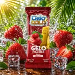 Gelo Saborizado Morango