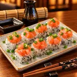 Uramaki Shake Salmão ( 8 peças)