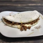 Tapioca Carne, palmito e catupiry