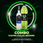 Combo Cuatro Gallos Mediano 😝