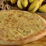 Pizza Doce De Banana Com Canela.