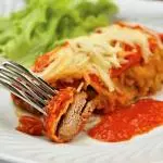 Bife á parmegiana G.