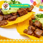 TOSTITACOS AL PASTOR  (2 tacos)