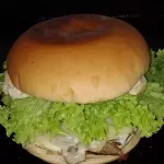 X- Contra filé salada