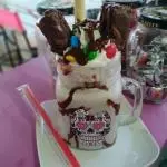 malteada de brownie