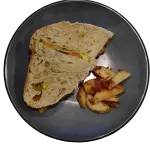 Sándwich de camote