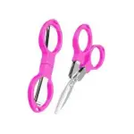 TESOURA LUX DOBRÁVEL ROSE