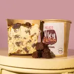 Helado con trozos de Brownie