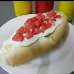 Completo Alemán con Tomate mayo