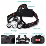 Luz para casco recargables