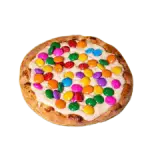 ESFIHA CHOCOLATE BRANCO COM M&Ms
