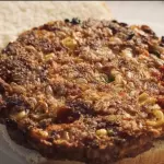 Hamburguesa de vegetales simple