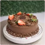 Ganache de choc. Belga 70% c/Morango