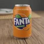 Fanta laranja lata