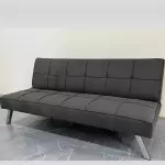 Sofá Cama 3 cuerpos Gris Oscuro