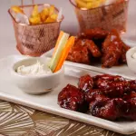 Búfalo Wings  + papas fritas