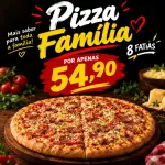 Pizza Família 8 fatias