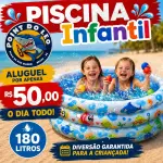 Piscina aluguel infantil