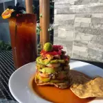 Tostada de Mariscos